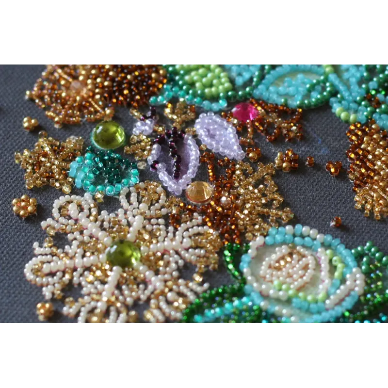 Kit de broderie de perles principal Couronne du Nouvel An (Conte d'hiver) AAB-828