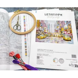 Kreuzstich-Set New York Times Square 38x27cm SLETIL8222