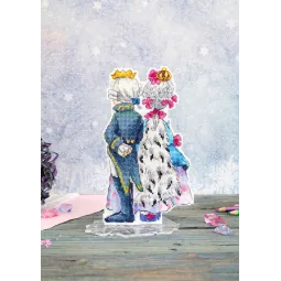 Kryželiu siuvinėjimo rinkinys „Princas ir princesė“ SR-1148