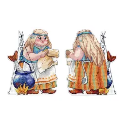 Kreuzstich-Set "Finnische Frau" SR-1147