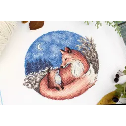 Kreuzstich-Set "Bettszeitgeschichten" SNV-902