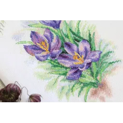 Cross stitch kit "Bright crocuses" SNV-821