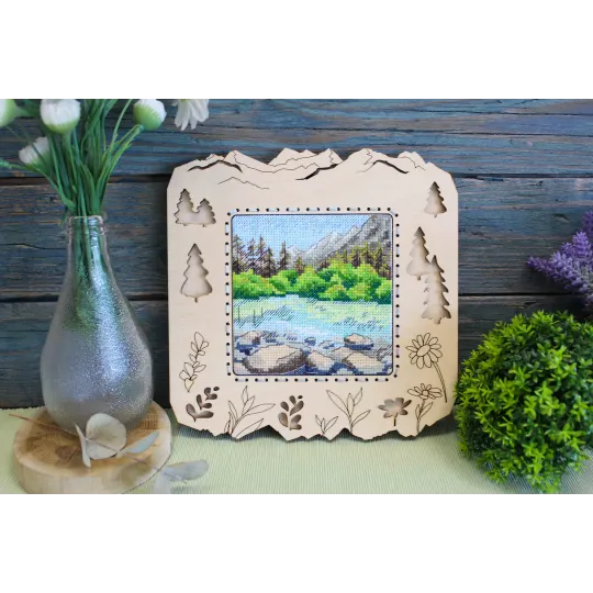 Cross Stitch Kit "Mountain Lake" SM-996