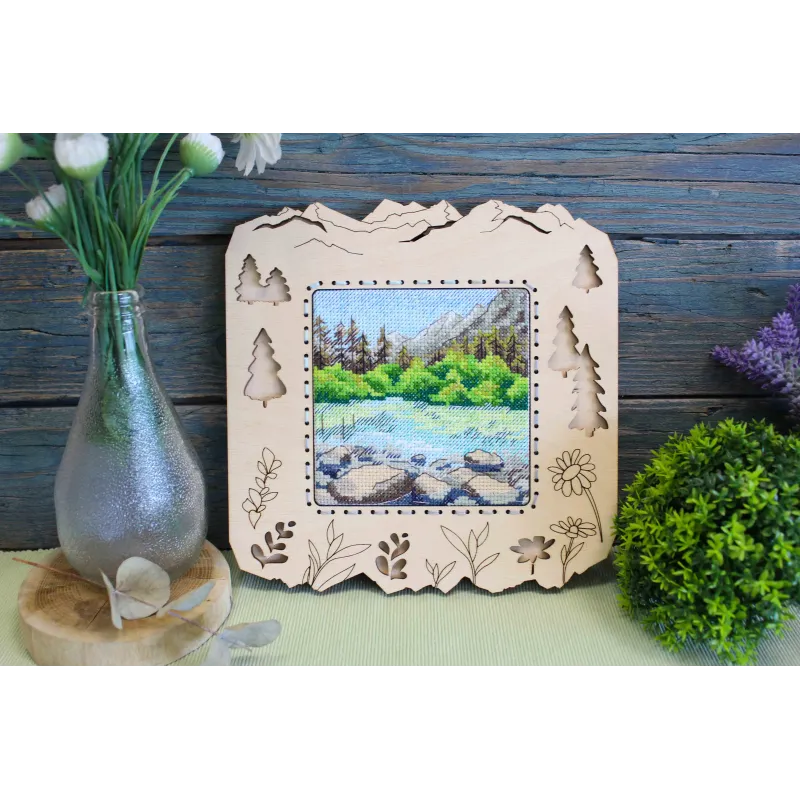 Cross Stitch Kit "Mountain Lake" SM-996