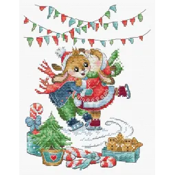 Набор для вышивания крестиком "Сладкое свидание" SM-783