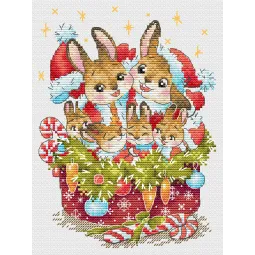 Cross stitch kit "Let's celebrate together" SM-782
