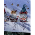 Cross stitch kit "Christmas gnomes" SANR-55