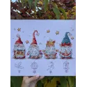 Cross stitch kit "Christmas gnomes" SANR-55