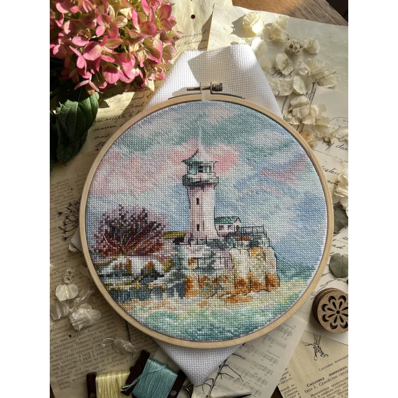 Cross stitch kit "At the edge of the sea" SANN-36