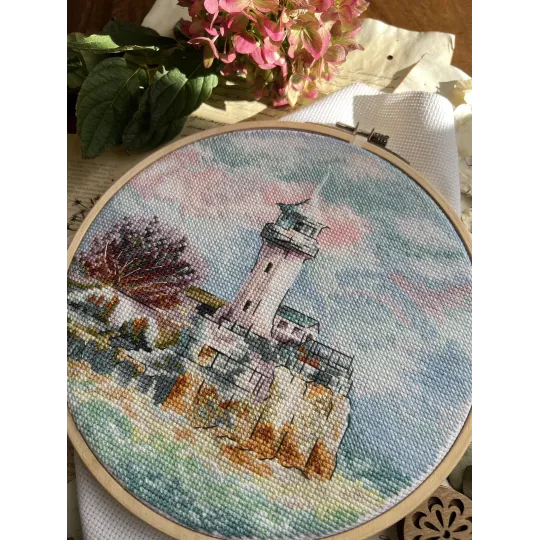 Cross stitch kit "At the edge of the sea" SANN-36