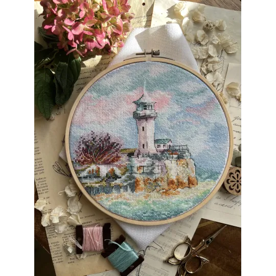 Cross Stitch Kit "на краю моря" SANN-36