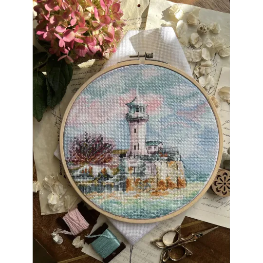 Cross stitch kit "At the edge of the sea" SANN-36