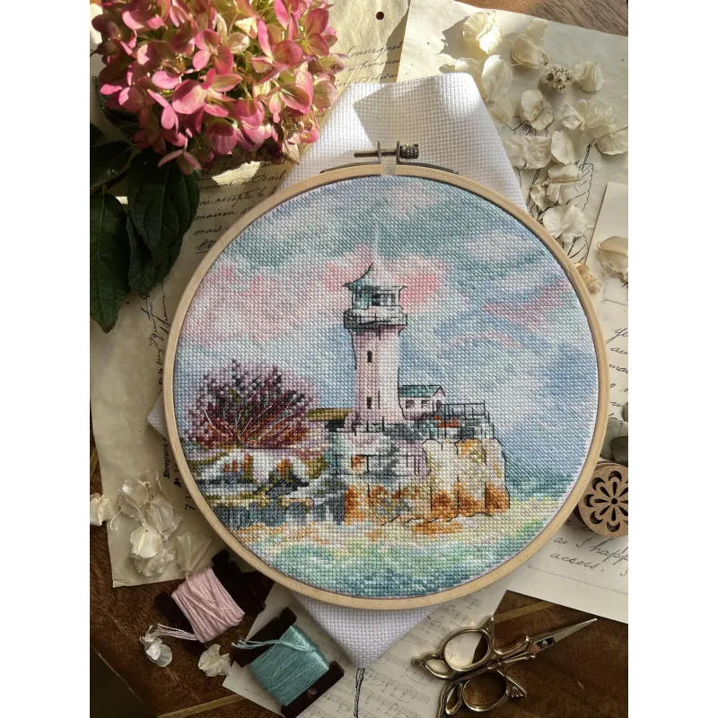 Cross Stitch Kit "на краю моря" SANN-36