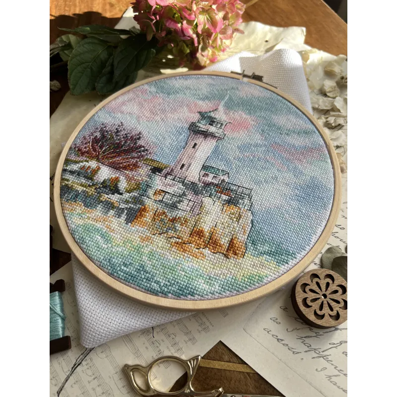 Cross stitch kit "At the edge of the sea" SANN-36