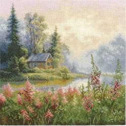 Kreuzstich-Set "Im Morgengrauen" SANN-35