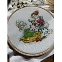 Cross stitch kit "Embroiderer grandmothers" SANB-23