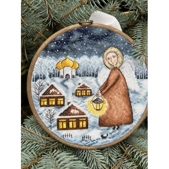 Cross Stitch Kit Рождественский ангел SANA-08