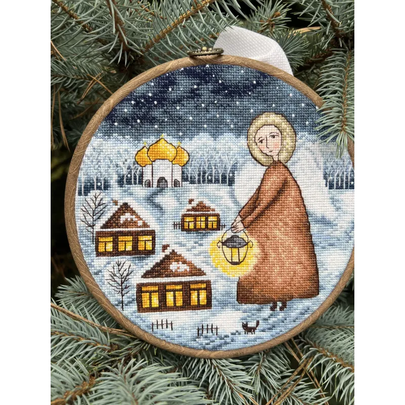 Cross stitch kit Christmas Angel SANA-08