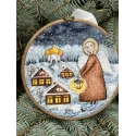 Cross stitch kit Christmas Angel SANA-08