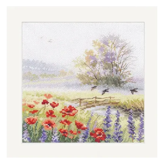 Cross stitch kit "Summer Watercolors. Swifts" S3-37