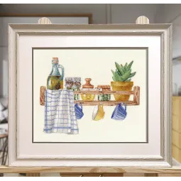 Kit de point de croix "Composition de cuisine - 1" S1637