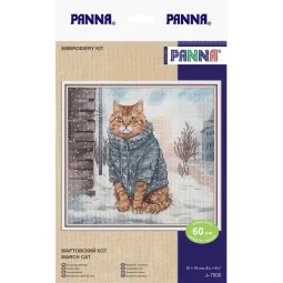 Kryželiu siuvinėjimo rinkinys PANNA "Kovo katinas" PJ-7500