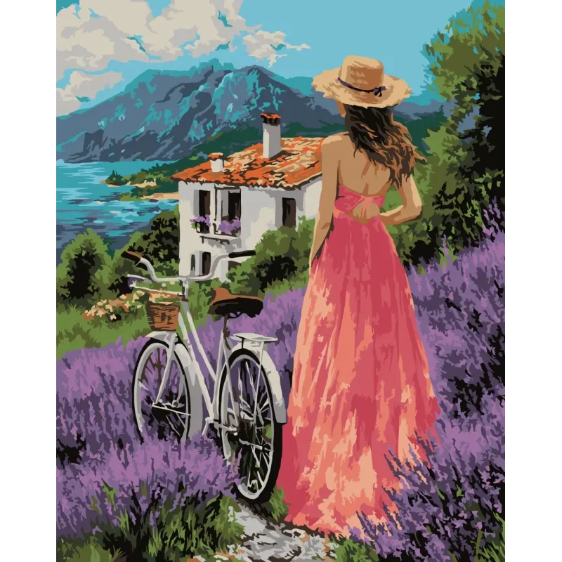 Malen nach Zahlen Set "Schöne Aussicht" 40x50 cm W084 0326