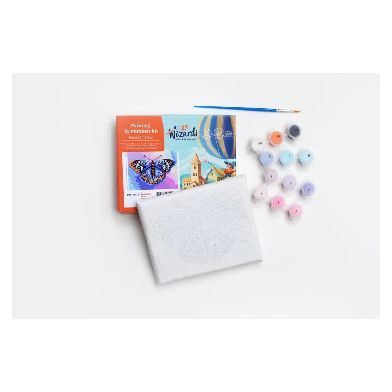 Kit de peinture par numéros "Chaton duveteux" 16,5x13 cm MINI318 0425
