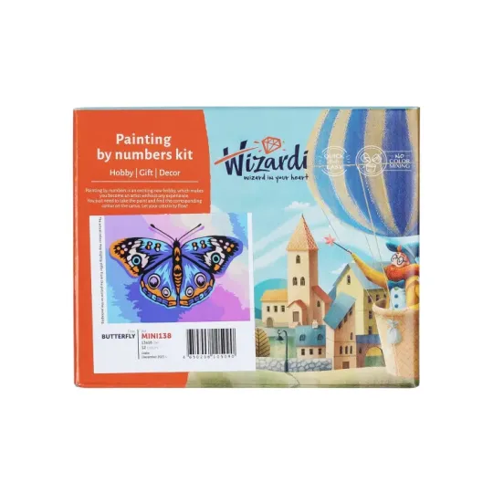 Malen nach Zahlen Set "Reflexion" 16.5x13 cm MINI312 0425