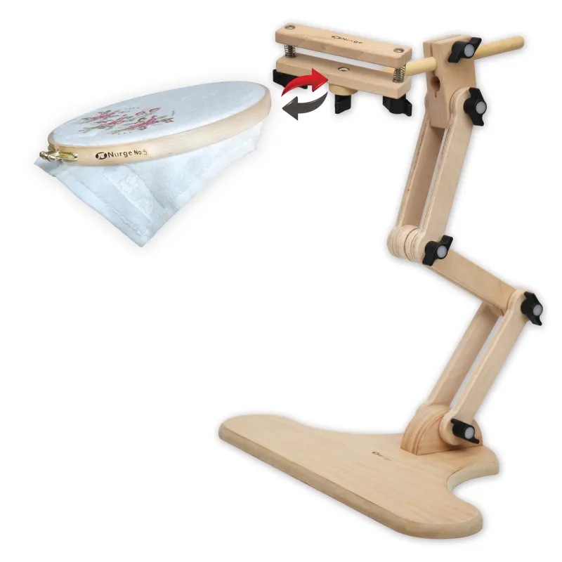 Support de broderie Nurge multi-réglable pour table / siège 190-14