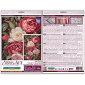 Kits de point de croix Sentiments veloutés (Scènes déco) 18x28 cm AAH-244