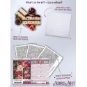 Kits de point de croix Sentiments veloutés (Scènes déco) 18x28 cm AAH-244