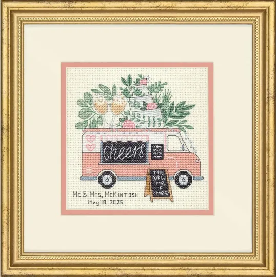 Cross Stitch Kit Wedding Cheers D70-65233