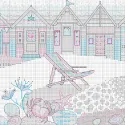 Cross Stitch Kit Beach Huts D70-35446