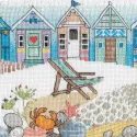 Cross Stitch Kit Beach Huts D70-35446