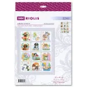 Kit de point de croix "Calendrier Chien" 30x40 cm SR2245