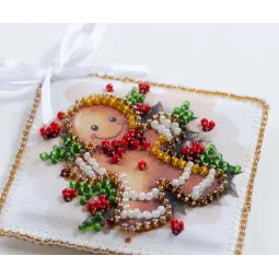 Dekorationssatz Weihnachtsbäckerei (Wintermärchen) 13,2x6,6 cm AABT-033