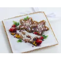 Набор для украшения рождественской выпечки (Зимняя сказка) 13,2x6,6 см AABT-033