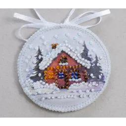 Decoration kit Winter wizard (Winter tale) 13.2x6.6 cm AABT-030