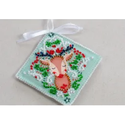Dekoravimo rinkinys Kalėdų nuotaika (Žiemos pasaka) 13,2x6,6 cm AABT-029
