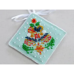 Dekoravimo rinkinys Kalėdų nuotaika (Žiemos pasaka) 13,2x6,6 cm AABT-029