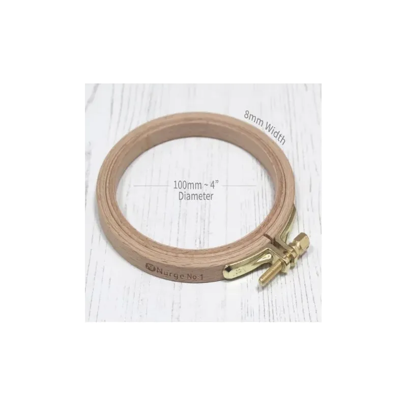 Nurge Beech Embroidery Hoops 10 cm 100-1