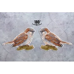 Набор для вышивания крестиком «Сладкий маленький воробей» SR-947