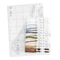 Kreuzstich-Set "Süßer kleiner Spatz" SR-947