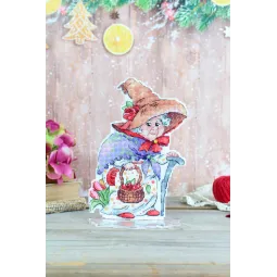 Kreuzstich-Set "Tante mit Rosen" SR-1145