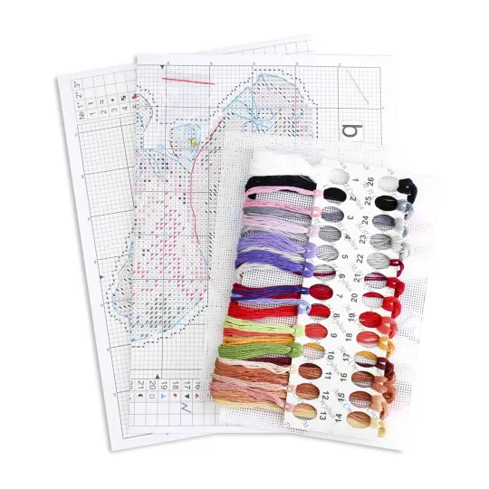 Kit de point de croix "Tante aux Roses" SR-1145