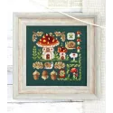 Kreuzstich-Set "Mini Sampler. Fliegenpilzhaus" SNV-944
