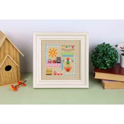 Cross stitch kit "Mini Sampler. Pancake Week" SNV-943