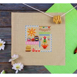 Kryželių siuvinėjimo rinkinys "Mini Sampler. Pancake Week" SNV-943