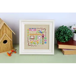 Kryželiu siuvinėjimo rinkinys "Mini Sampler. Velykų magija" SNV-941